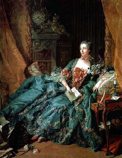 Francois Boucher Portrat der Madame de Pompadour China oil painting art